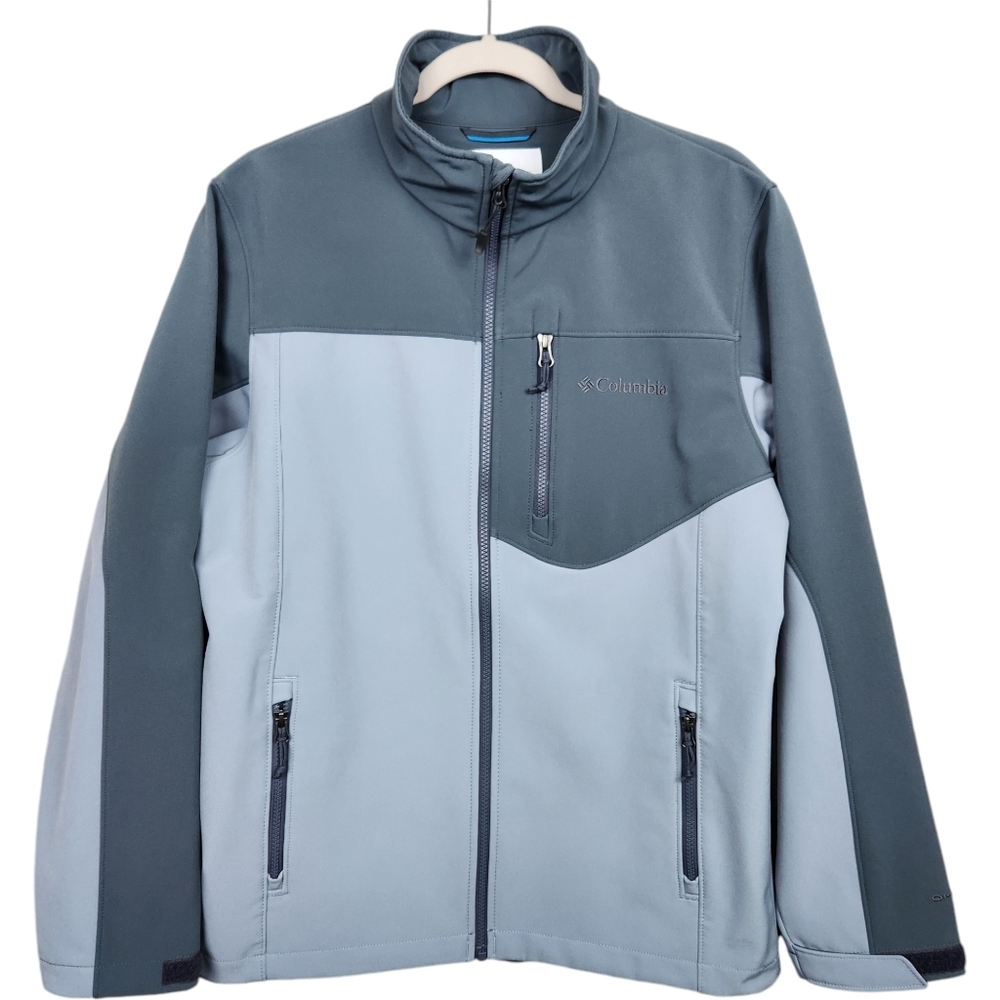 Columbia Prime Peak Softshell Fleece Lined Outdoor Hiking Jacket Men's Medium